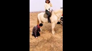 The Hostess is Railing in the Nasty, and Abasing her Victim