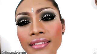 Molten femboy pulls out a monster man rod and drains it