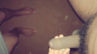 Teenage Smashed Fastly outside at Night !outdoor Fuck-Fest හද එලියෙ