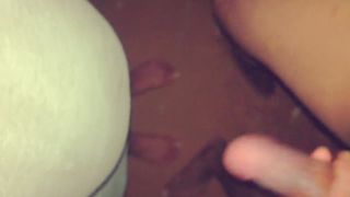 Teenage Smashed Fastly outside at Night !outdoor Fuck-Fest හද එලියෙ