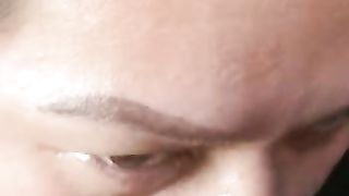 Camper DEEP THROAT Bj Internal Ejaculation. nearly get Caught