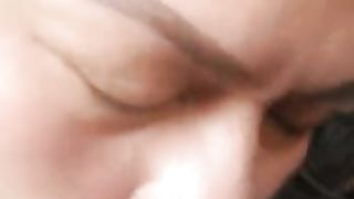 Camper DEEP THROAT Bj Internal Ejaculation. nearly get Caught