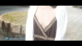 Chinese Wifey Public Showcasing in the Park - the Secret “VLOG” Gig 20