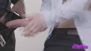 Escort servicing the mafias hung bodyguard