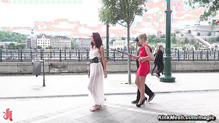 European slaves public disgraced