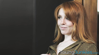 Big tits MILF London River shares a big cock with the redhead [censored]