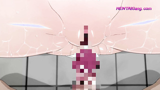 Horny Businessman With no GF Seduce Cute HENTAI Girl