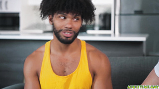 Trevor Brooks giving Tony Genius feedback