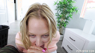 Stepmom teach me how to aim my cum inside her