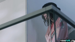 Charlotte Sins fucked by two men in theeesome