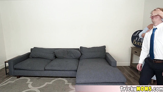 BBW stepmoms having a taboo threesome