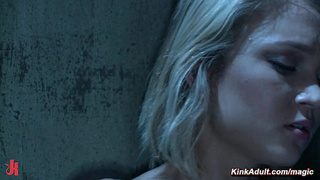 Suspended and spanked and face fucked