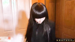 Hot Brunette Deep Sucking and Sensual Fucking for Money