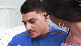 Katrina Colt helps stepson experience anal sex