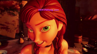 The Queen's Secret ~ Anna Frozen ~ 4k + Ai UPscale