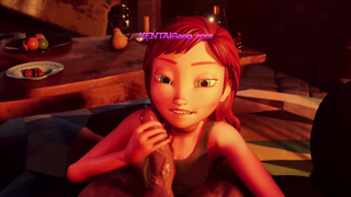 The Queen's Secret ~ Anna Frozen ~ 4k + Ai UPscale