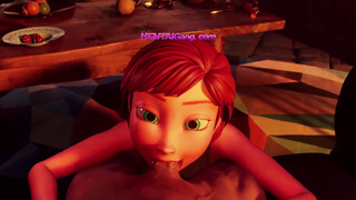 The Queen's Secret ~ Anna Frozen ~ 4k + Ai UPscale