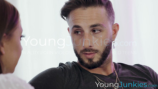 Brunette tattooed babe Cassie Del Isla gets pussy licked and banged nicely