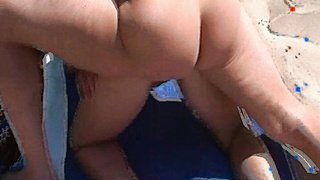 Fuck in public in the dunes of Cap d'Agde