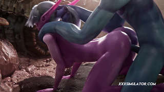 Night Elf Sex in the Barrens - 4K ULTRA HD