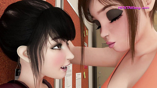 'Play FUTA' MILF Fucks Young Dickgirl at Store Break Room ⌁ EXCLUSIVE 3D