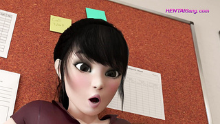 'Play FUTA' MILF Fucks Young Dickgirl at Store Break Room ⌁ EXCLUSIVE 3D