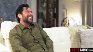 Kinky husband got caught while fapping