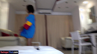 Pretty Thai MILF in a homemade sex tape