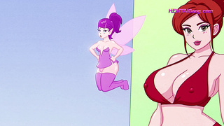 FUTA Dickgirl Makes a XXX Wish From Her Fairy PAWG Mother