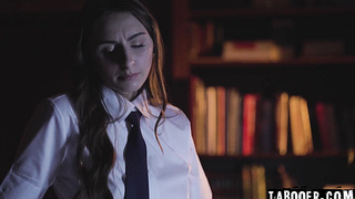 The priest gives in and agrees to fuck Belle in the ass