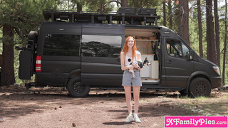 Stepsister shows off new van on her vlog