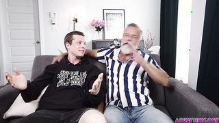 Show Papa How You Fuck! Benjamin Blue vs Daddy John!