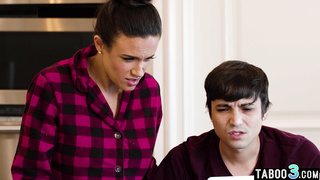 MILF dreamed about her stepsons big dick