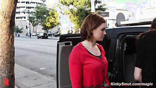 Humiliating public display of babe