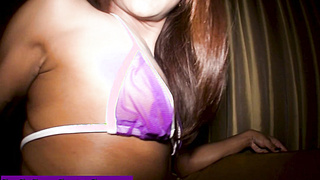 Sexy tranny swallowed big white dick