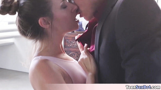 Special ballet lesson for cute Cassidy