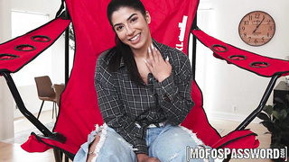 Submissive Jasmine Sherni moans while dominated and fucked by Charles Dera