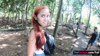 Monkey business with big ass Thai GF