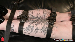 Babe take extreme pain and bondage