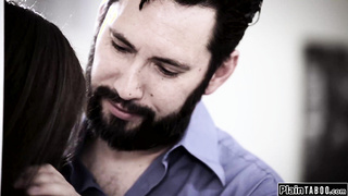 Perv stepdaddy bought me a big butt plug