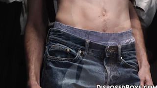 DisposedBoys.com - Sexy twink Jaden Dreams groaned in a dildo fucking session with bearded Felix Kampa