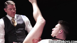 DisposedBoys.com - Suited stud Legrand Wolf slides his big cock into the sweaty hole of hottie Cole Blue