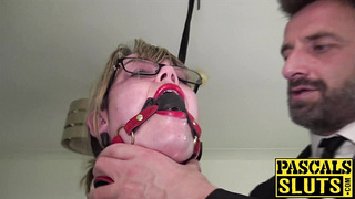 Lovely Madison Stuart bound for maledom dick insertion