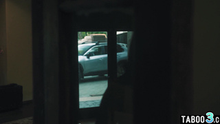 Old prof surprising a petite asian teen