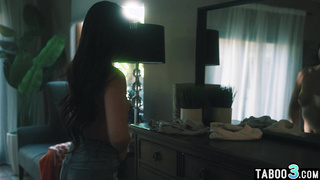 Old prof surprising a petite asian teen