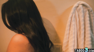 Old prof surprising a petite asian teen