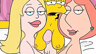 Milf and teen lesbian toons