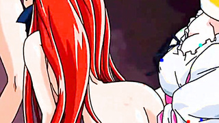 Milf and teen lesbian toons