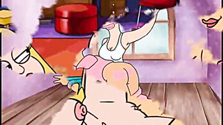 Milf and teen lesbian toons