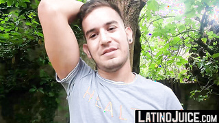 LatinoJuice.com - Straight Latino studs turned gay having outdoor foursome